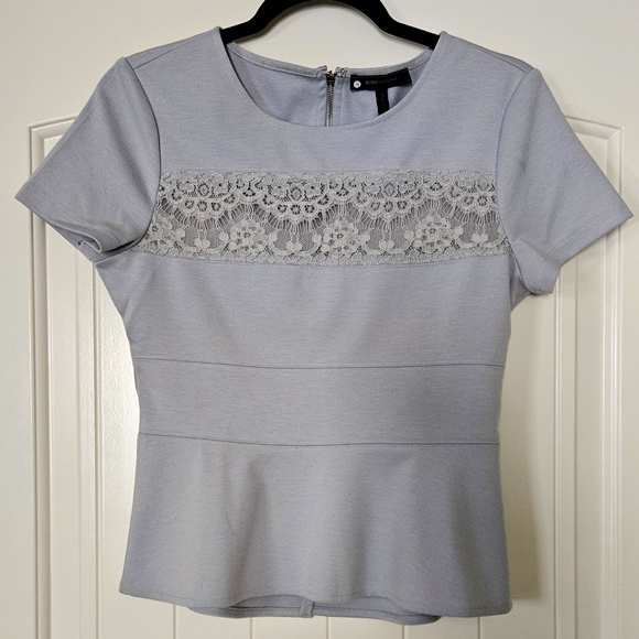 BCBG MAXAZRIA Grey Blouse - Picture 1 of 3